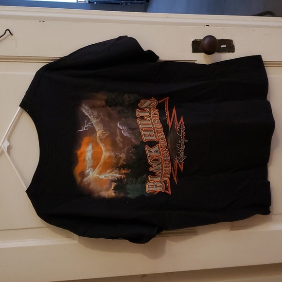 Mens black Harley Davidson t shirt - Picture 4 of 4